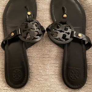 Tory Burch Black Miller sandals size 8.5M